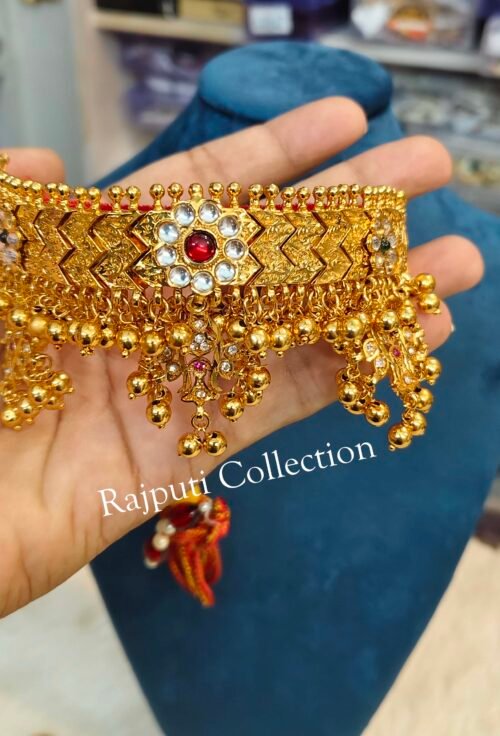 Rajwadi Micropolish Neckset with Earrings