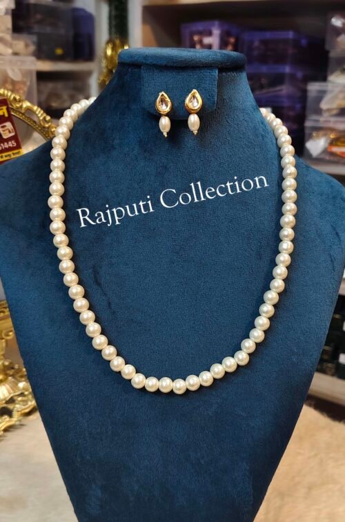 Latest Necklace Mala Set with Earrings