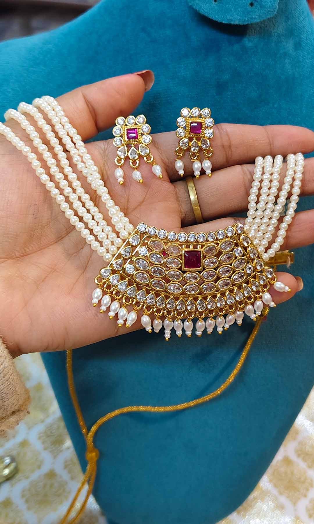 traditional rajwadi Neckset