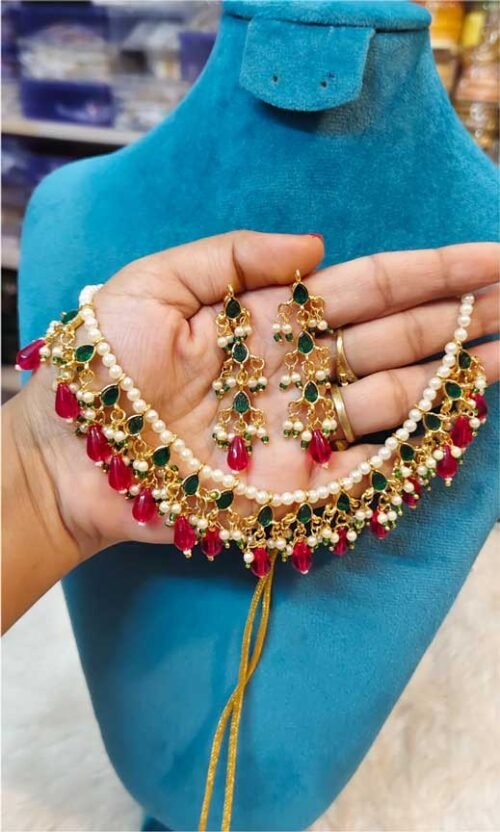 light weight kundan neckset