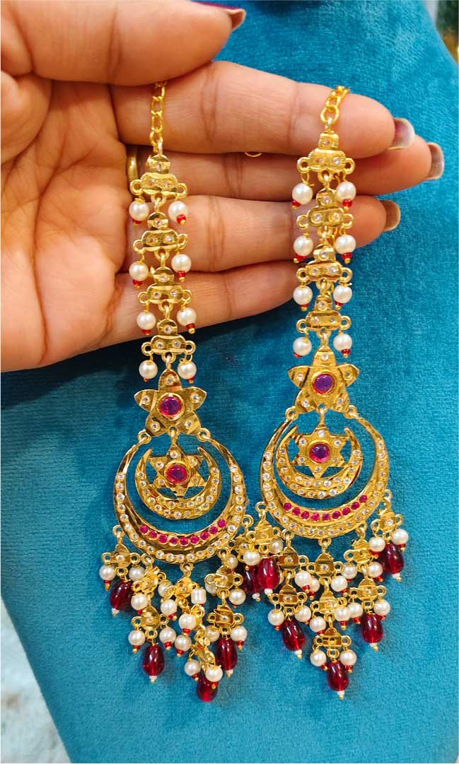 Rajputi Jadau Earrings