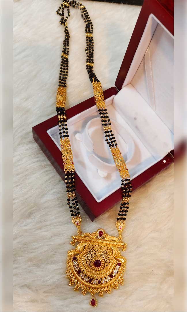 Gold Look Mangalsutra - Image 2