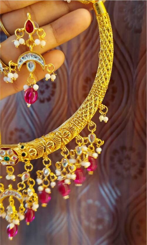 Beautiful Rajputi Hasli Necklace
