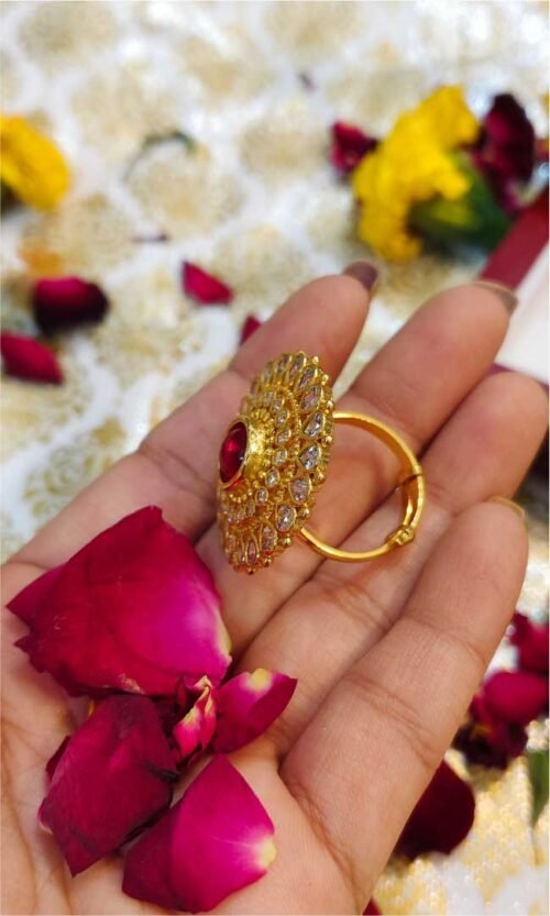 Adjustable Gold Look Ring