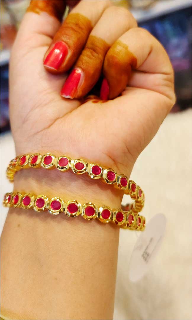 Rani Gold Bangles - Image 5