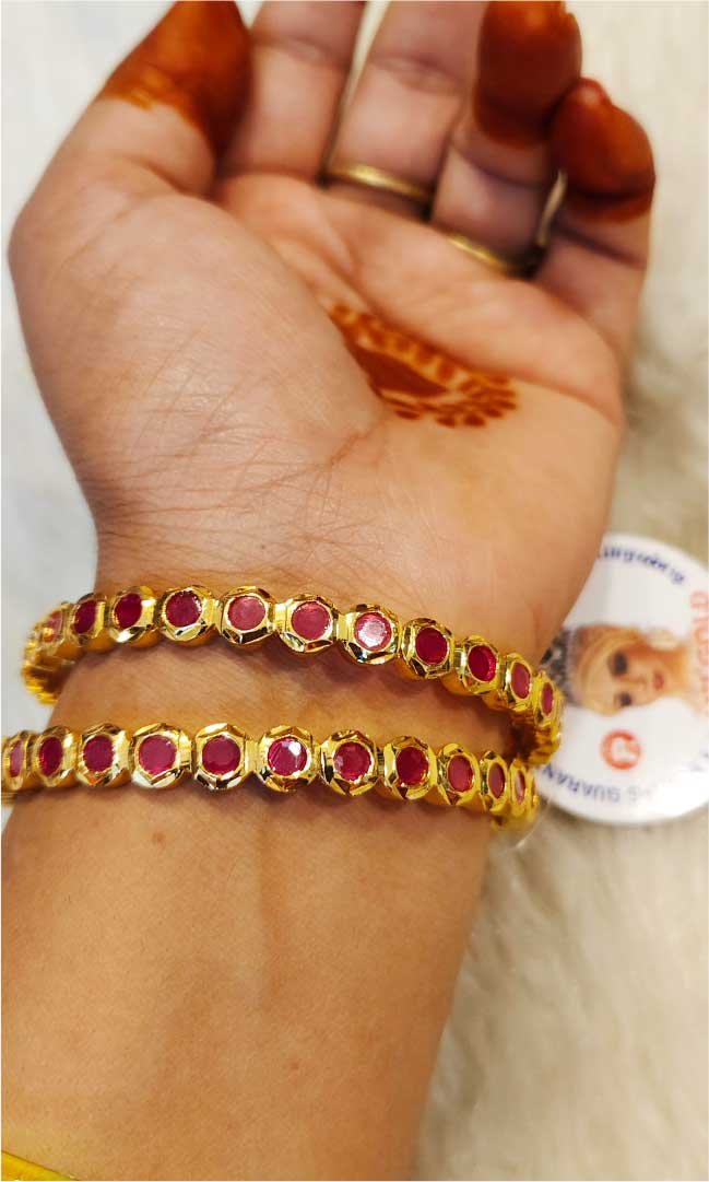 Rani Gold Bangles - Image 7