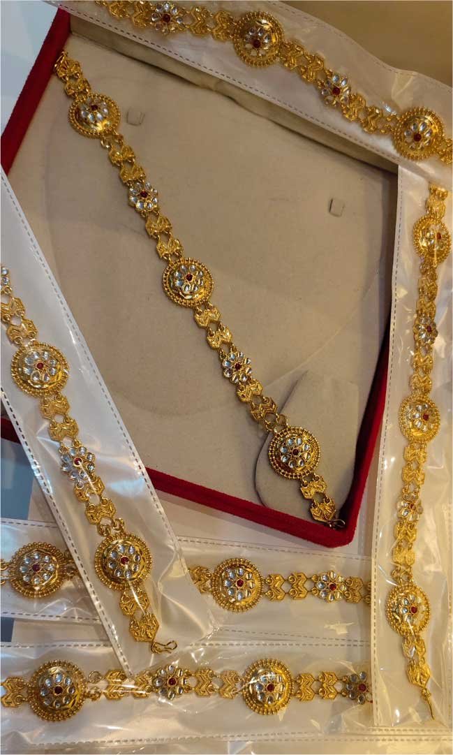Traditional Gold Look Shishphool - Image 2