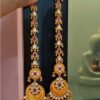 Gold look long Earrings