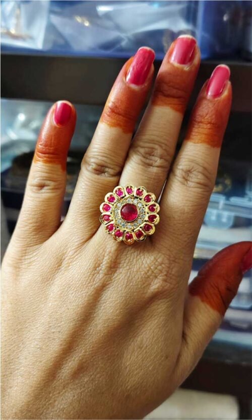 Gold Look Artificial Ring