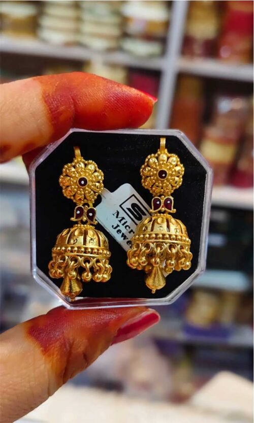 Lightweight Jhumri Earrings