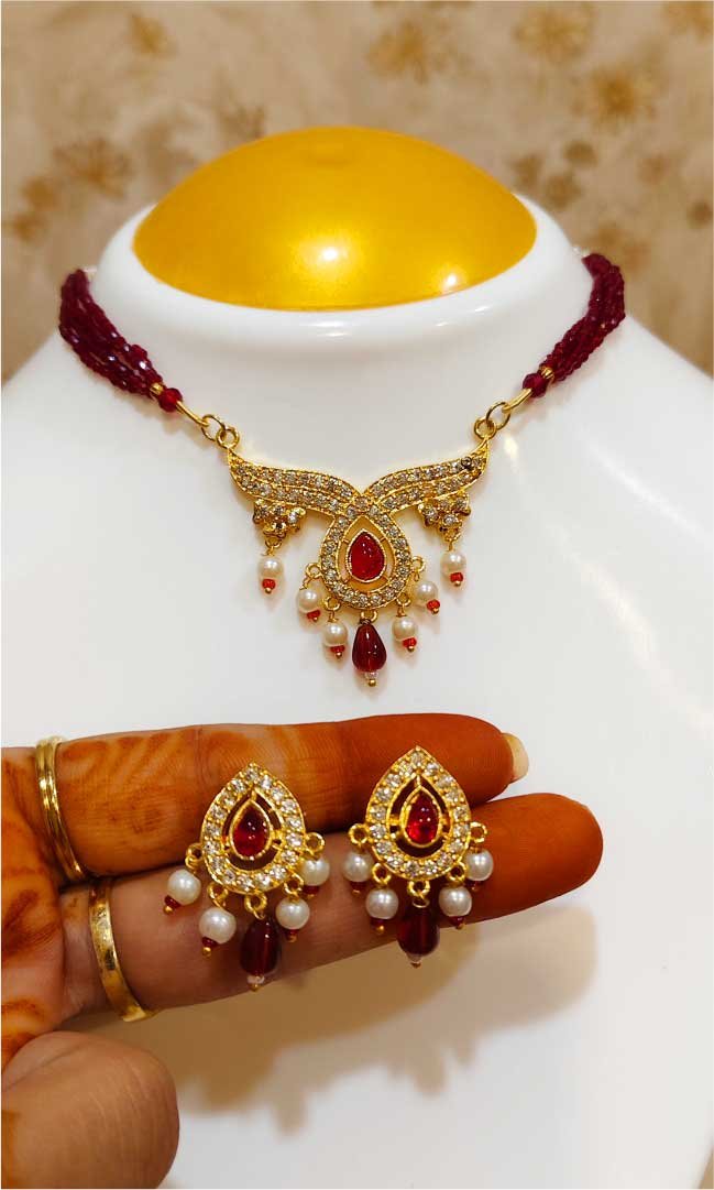 Rajwadi Pendant Set - Image 2