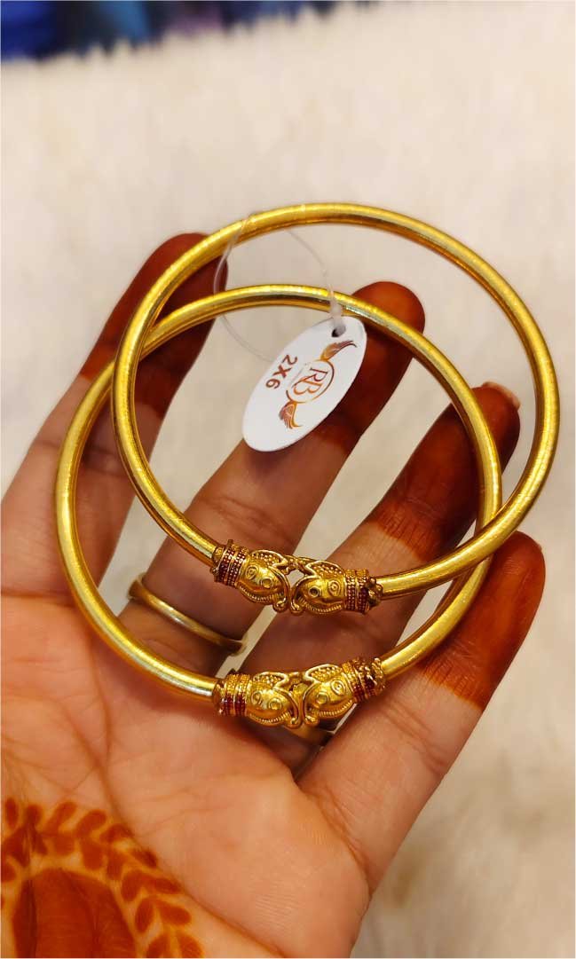 Traditional Goldlook Bangles - Image 2