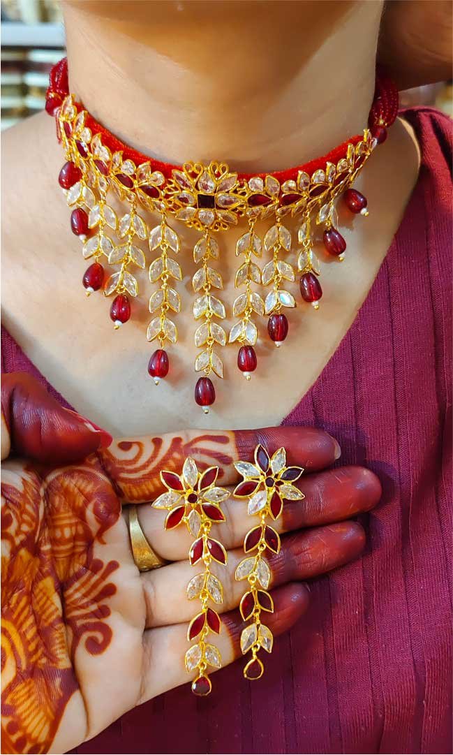 Traditional Rajwadi Rani Haar